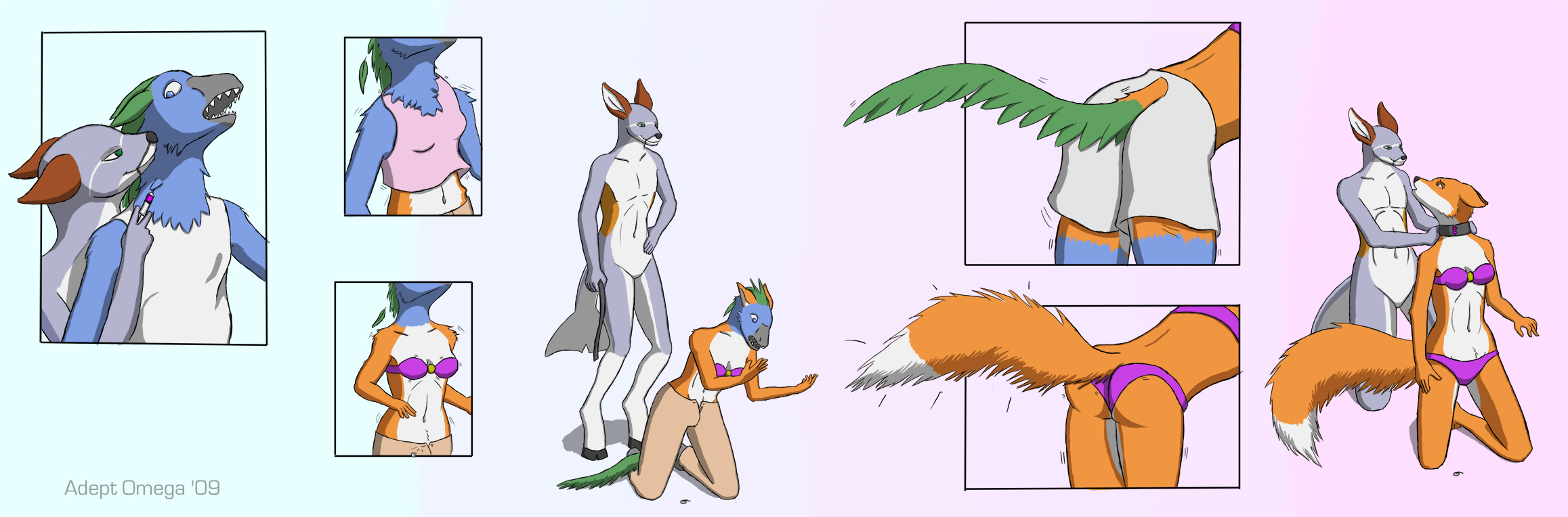 Vixenification Commish by AdeptOmega