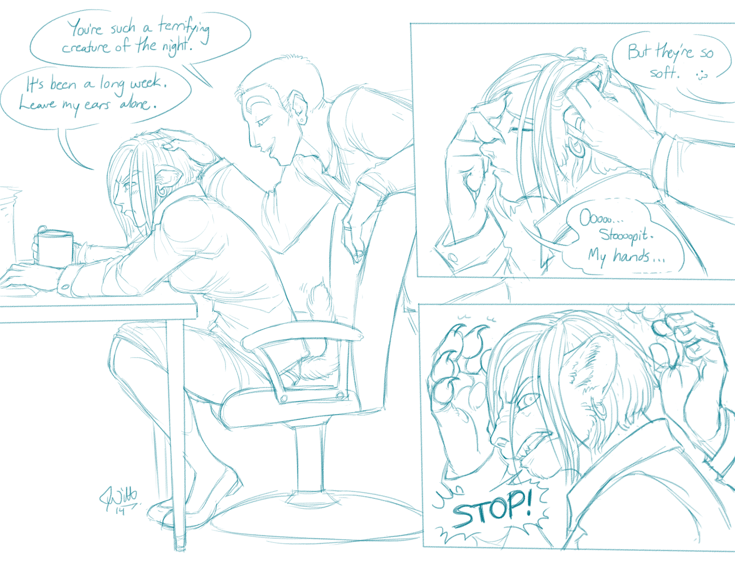Working Overtime by Amber-Aria