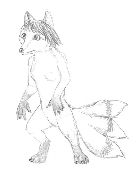 foxkitsunesm by Arania
