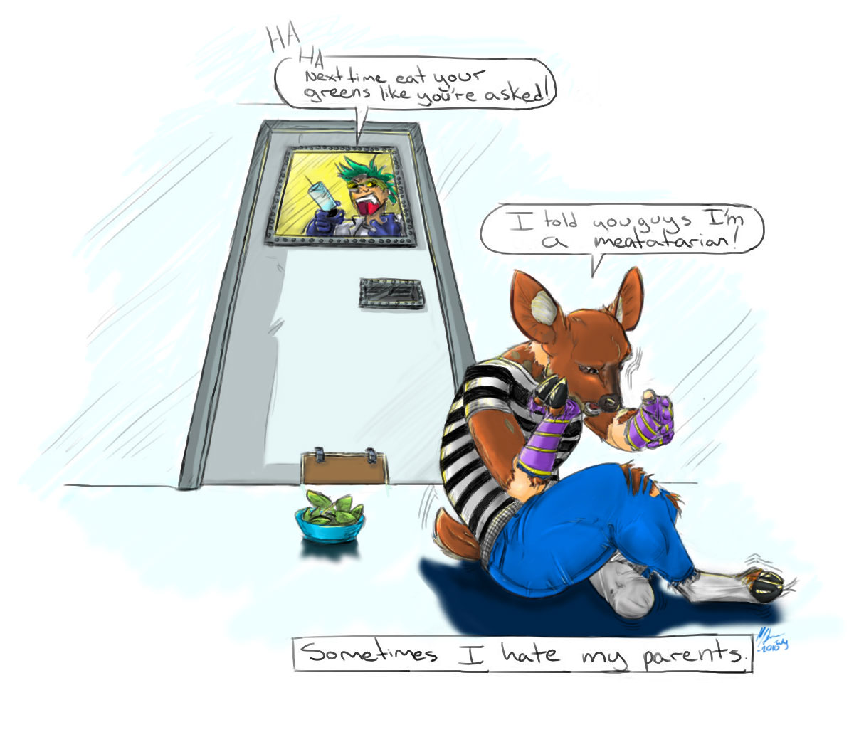 Not Mad, Just Angry! by Artist-Guy