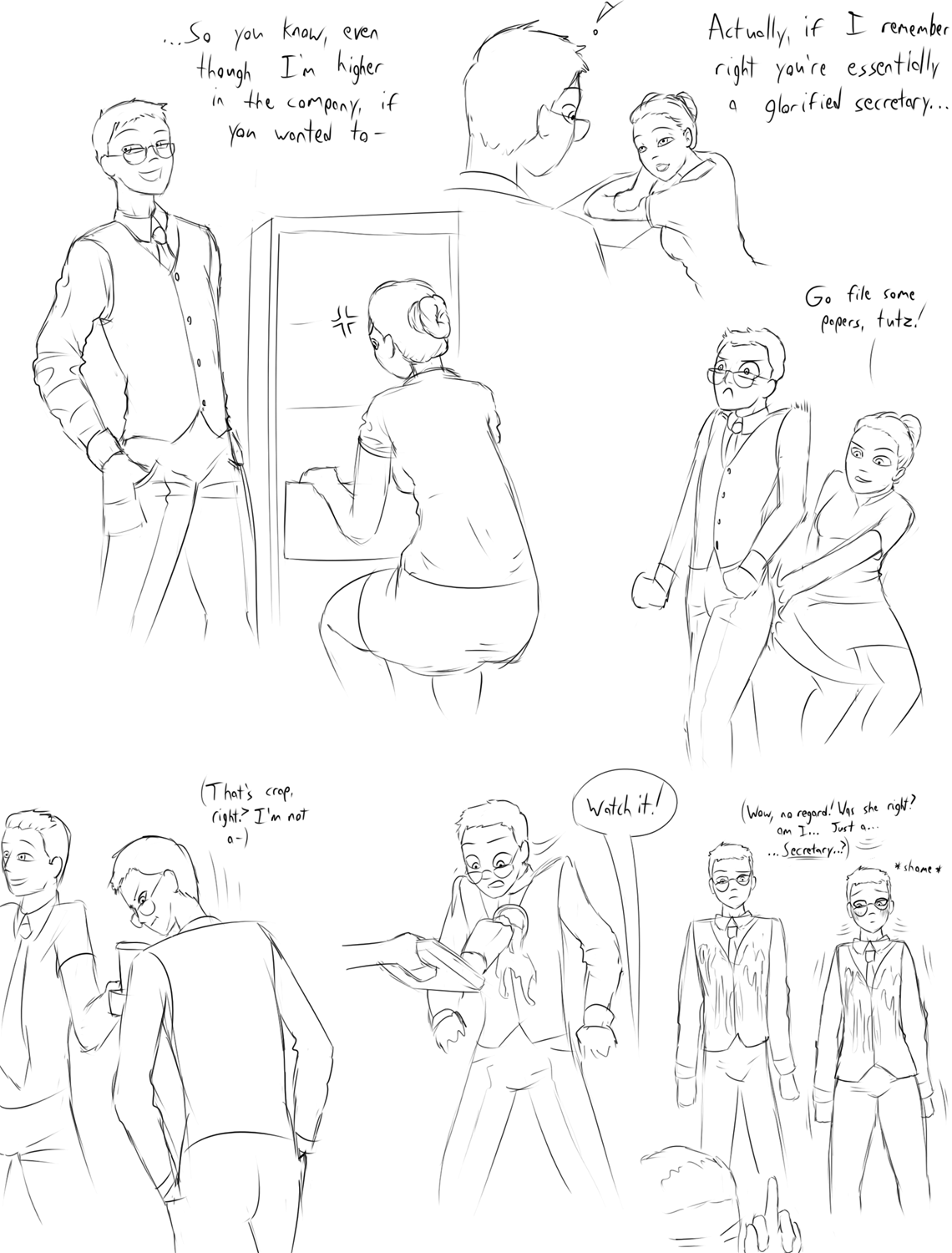Secretary by Bendzz