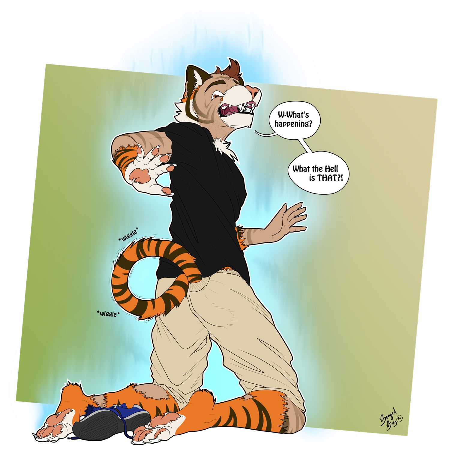 Lone_Tiggs Commission by BengalBoy
