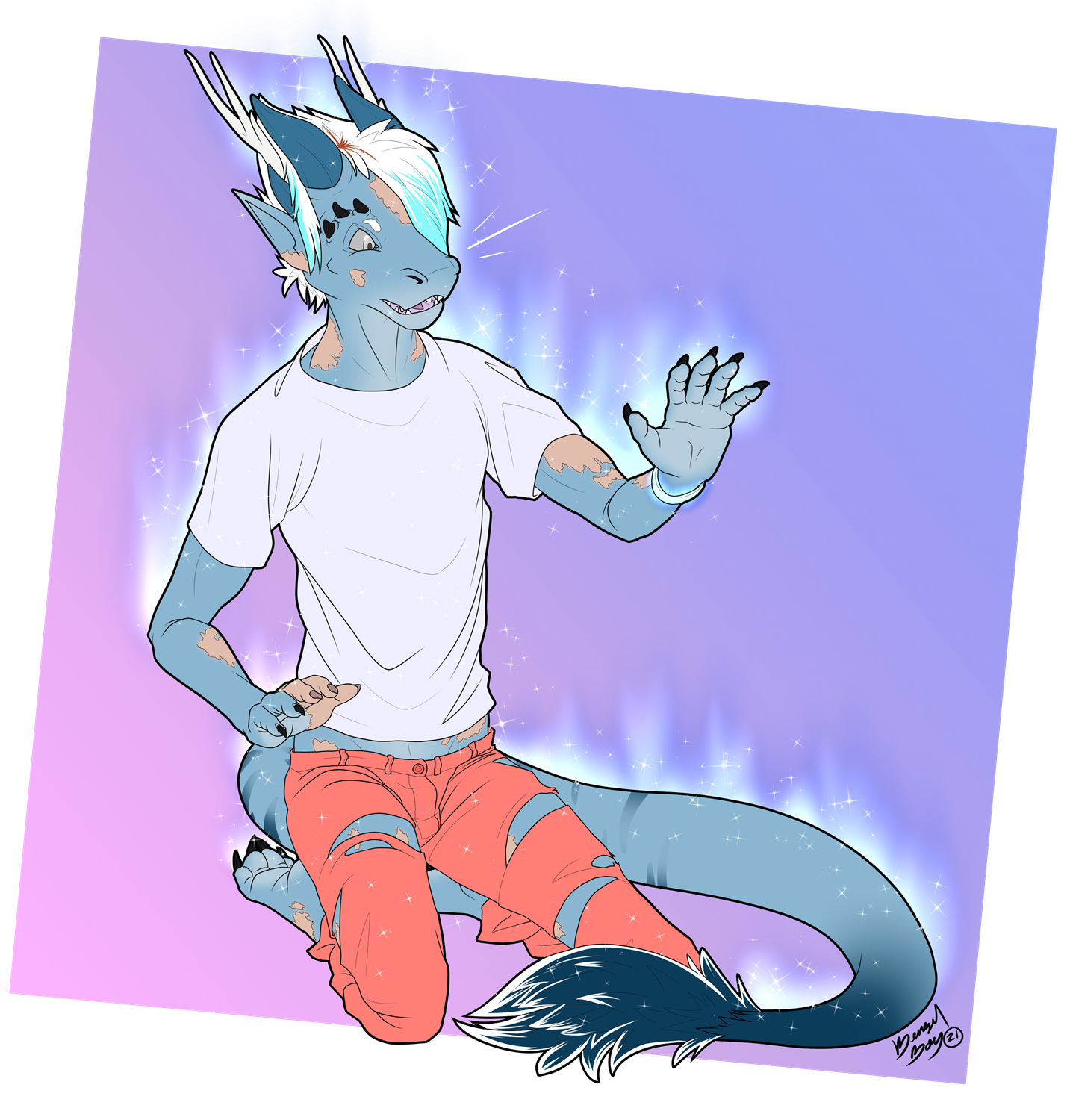 LumiLizard Commission by BengalBoy