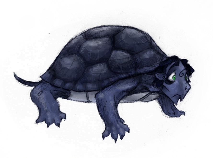 Turtle Newt by Bilious