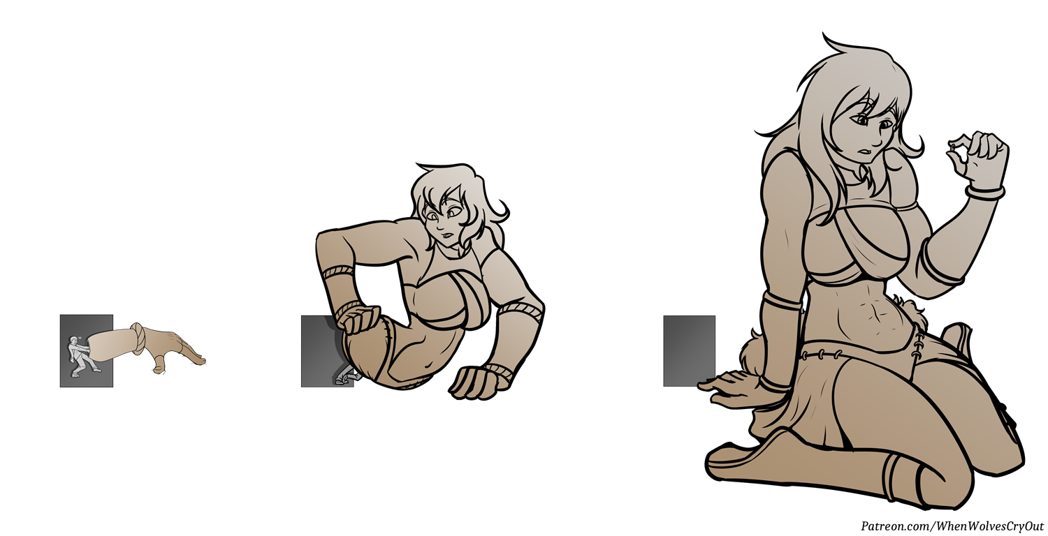 Amazon Giantess by WhenWolvesCryOut