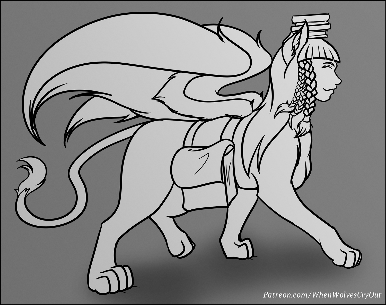 A bit Sphinxy in here by WhenWolvesCryOut