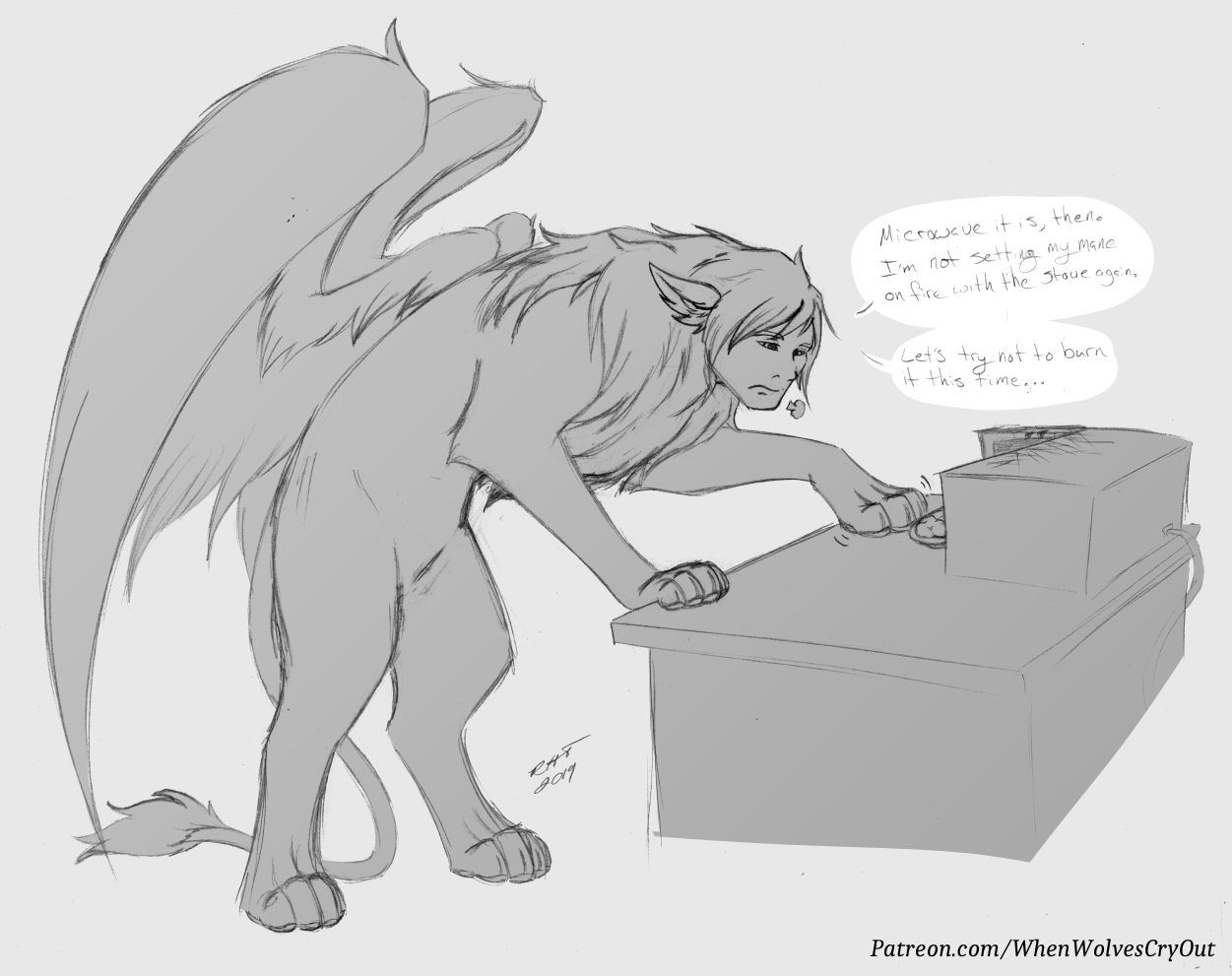 A bit Sphinxy in here by WhenWolvesCryOut