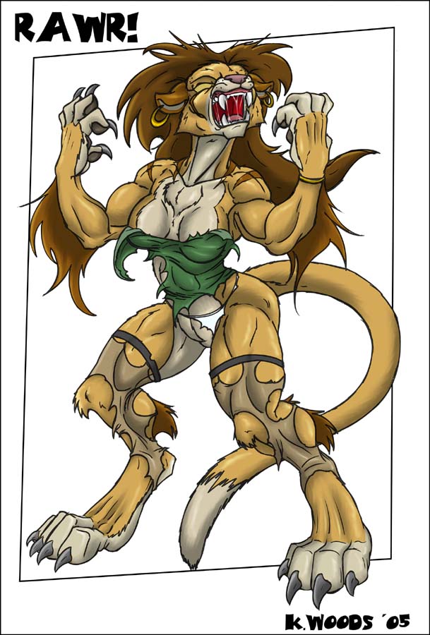 FemaleWerecat by BlackRat