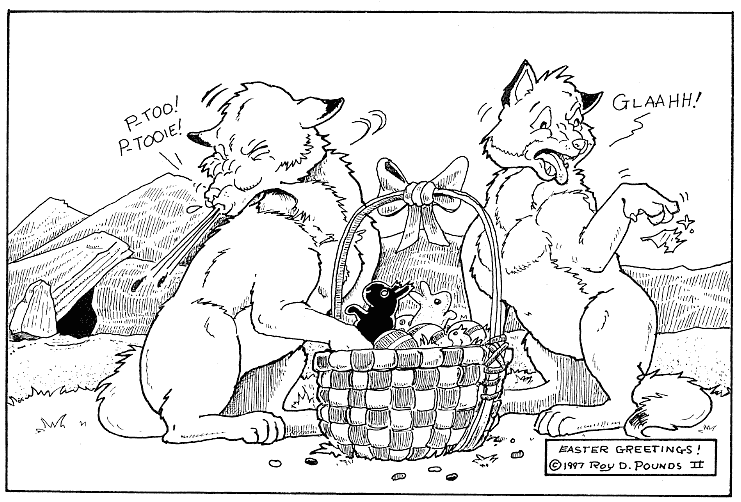 EasterGreetings by CaliforniaKitFox