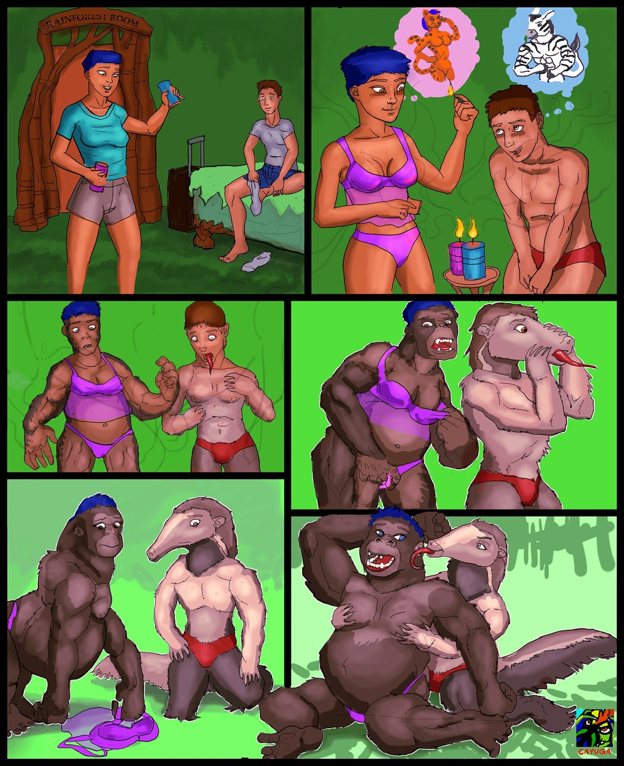 Couple TF - The Rainforest Room by Cayuga