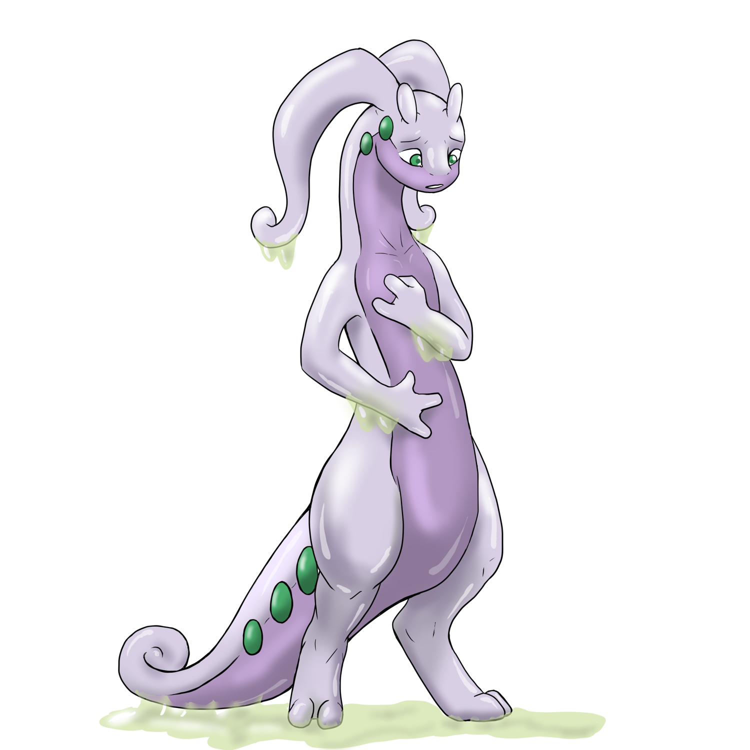 Gooooodra - Pokemon/Human Hybrid by OttCorns