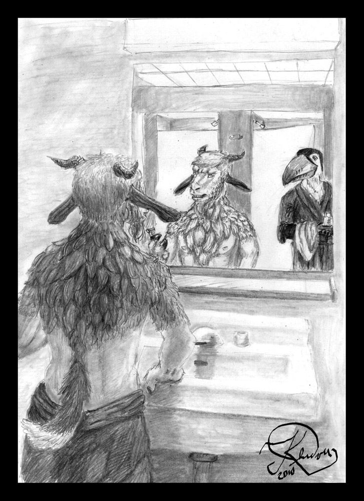 Beard's got your goat? by Ciervo