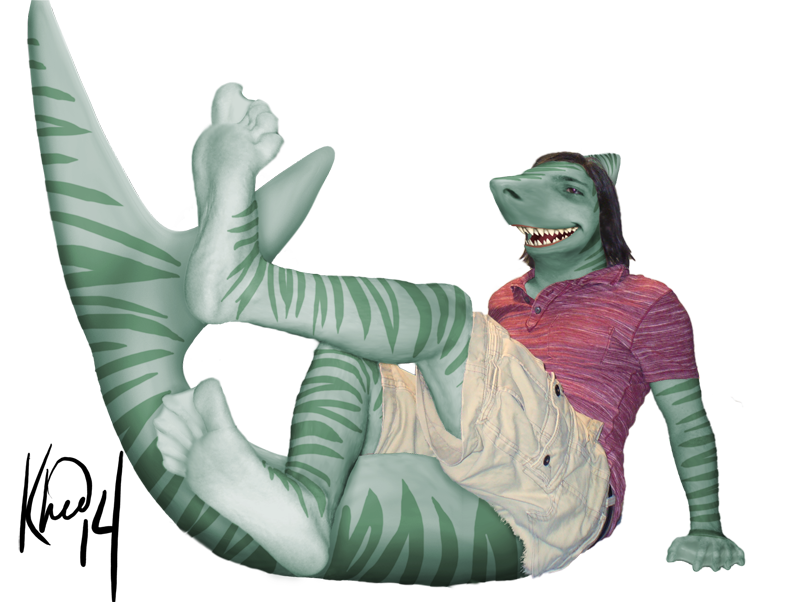 He's gonna need a bigger boat. Or no boat. Whichever. by Ciervo