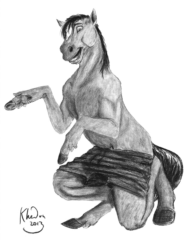 Pyke Goes Equine! by Ciervo