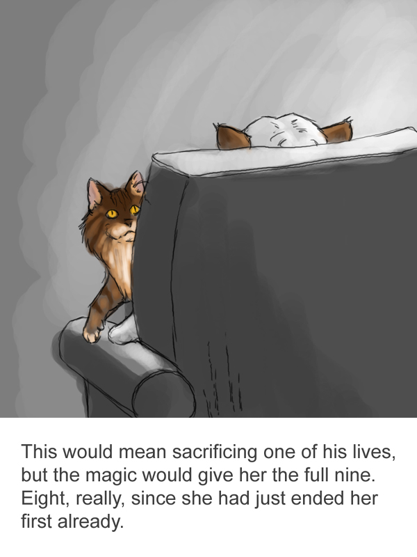 The Gift of 9 Lives by Corvidima