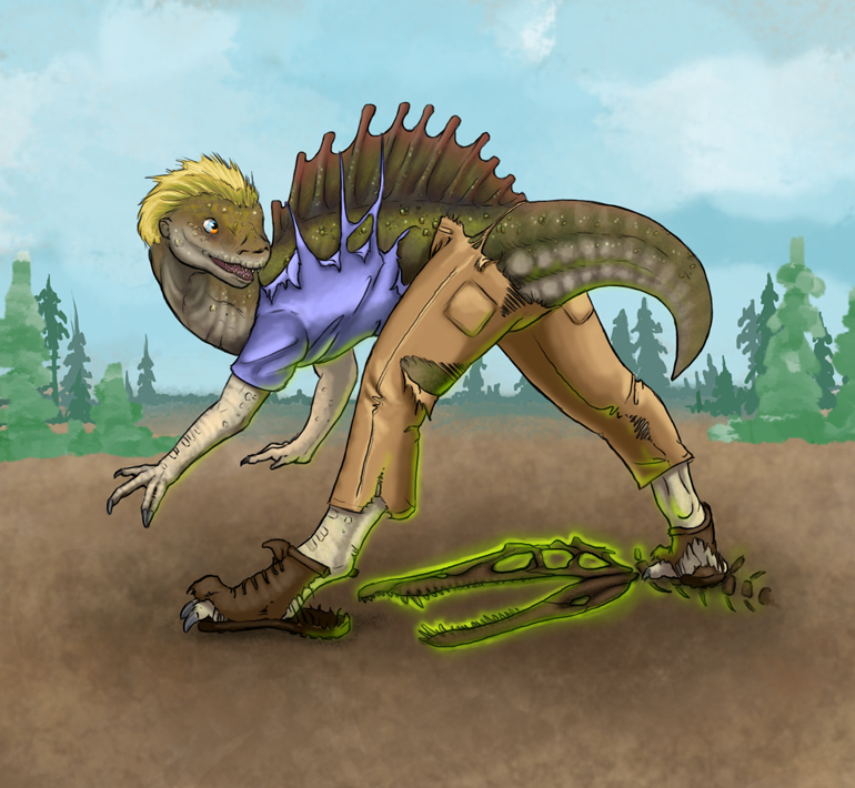 spinosaur sm by Corvidima