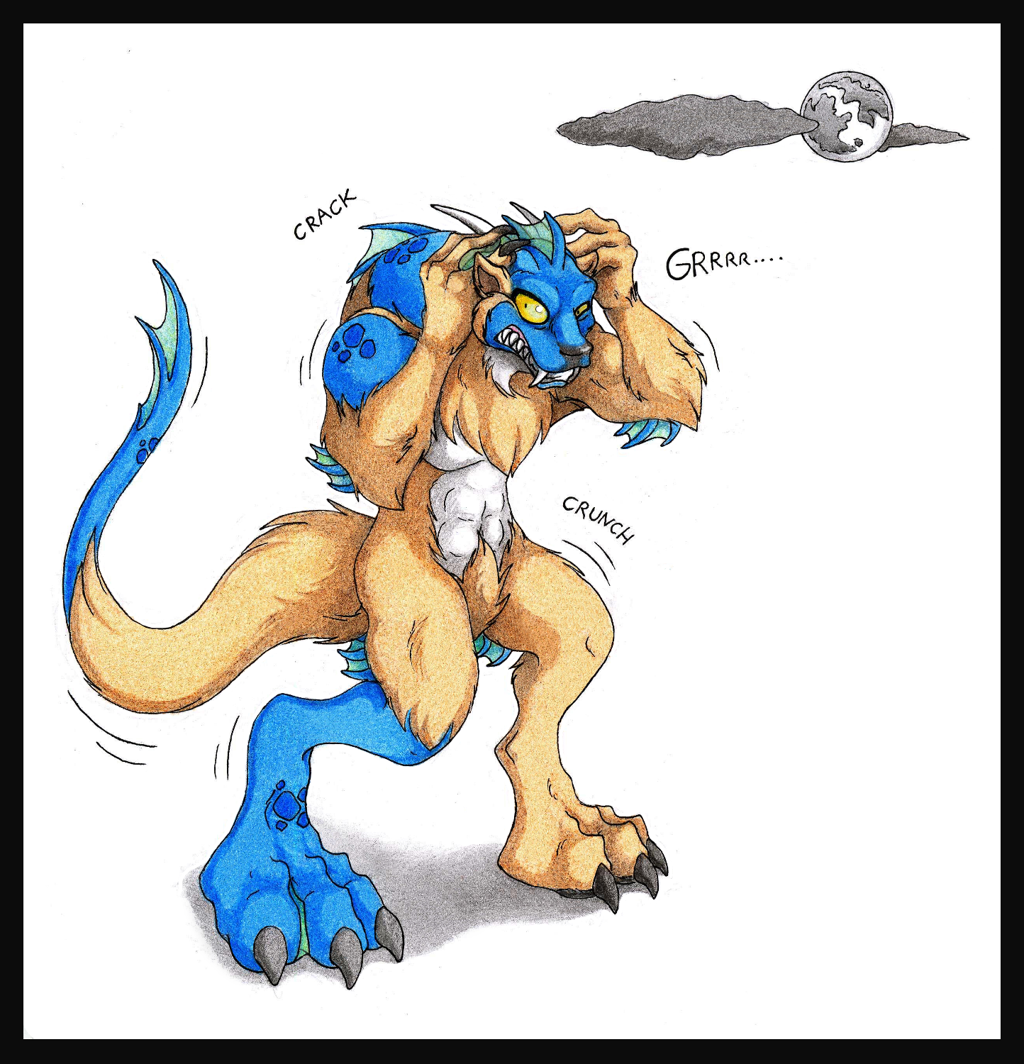 Dragon Werewolf Part by Danwolf