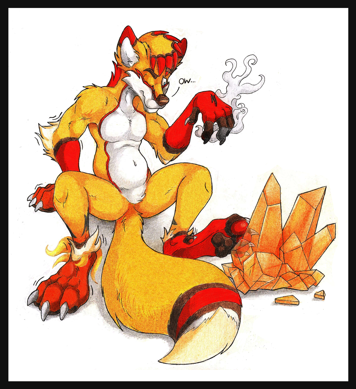 Burning fire by Danwolf