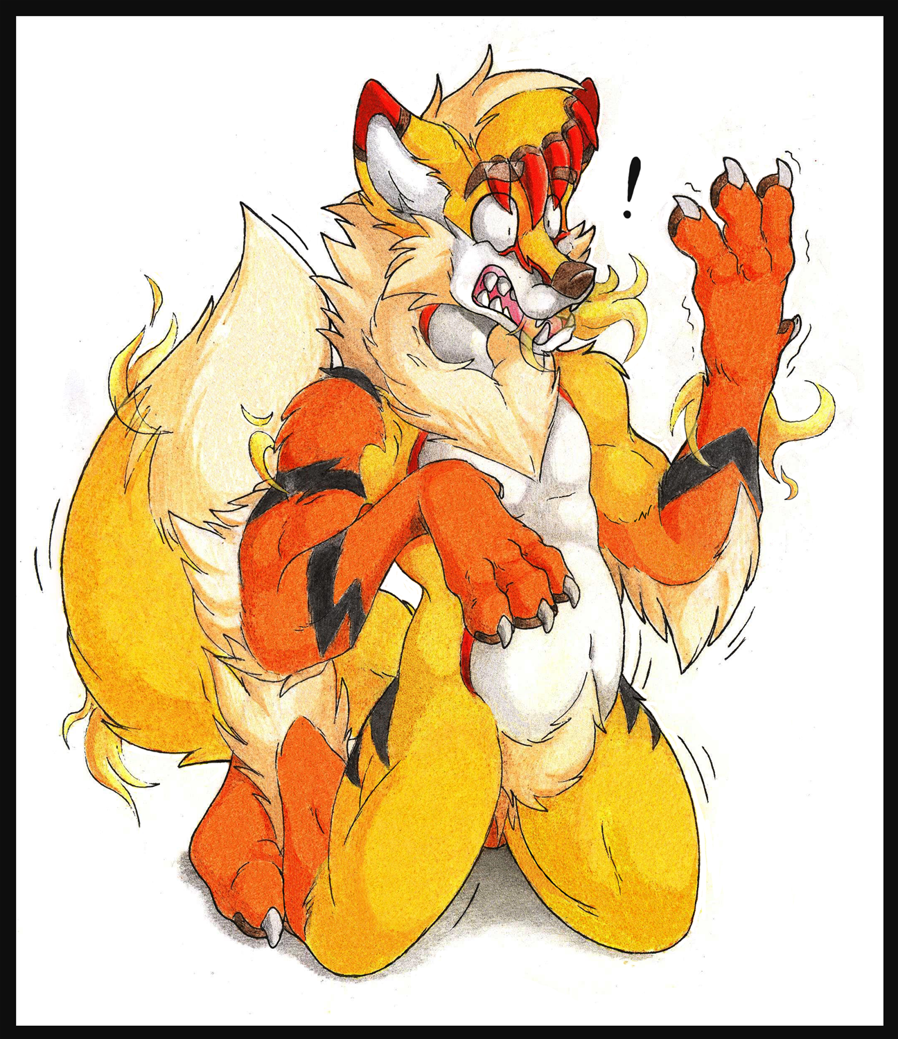 Burning fire by Danwolf