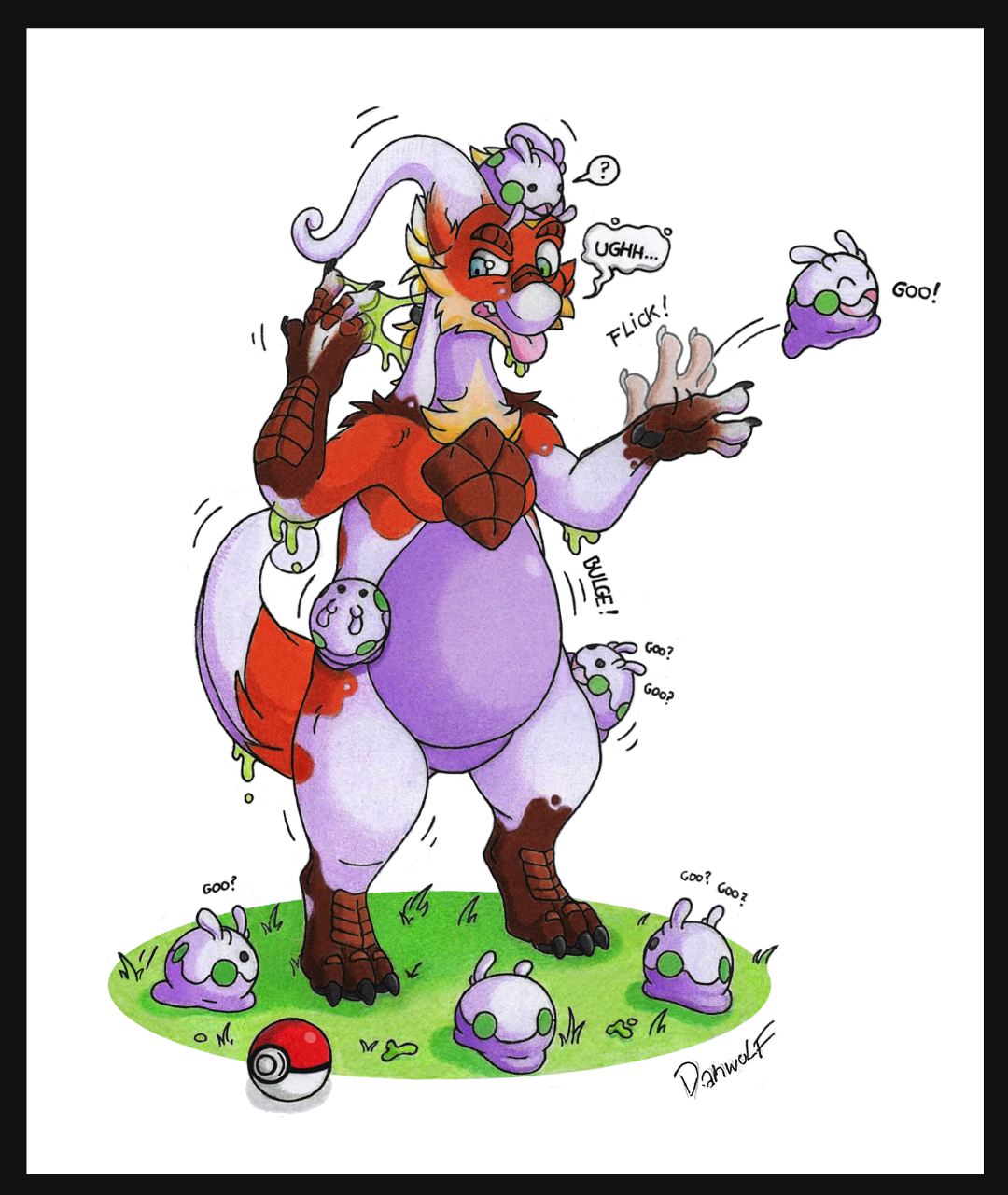 Goomy attack by Danwolf