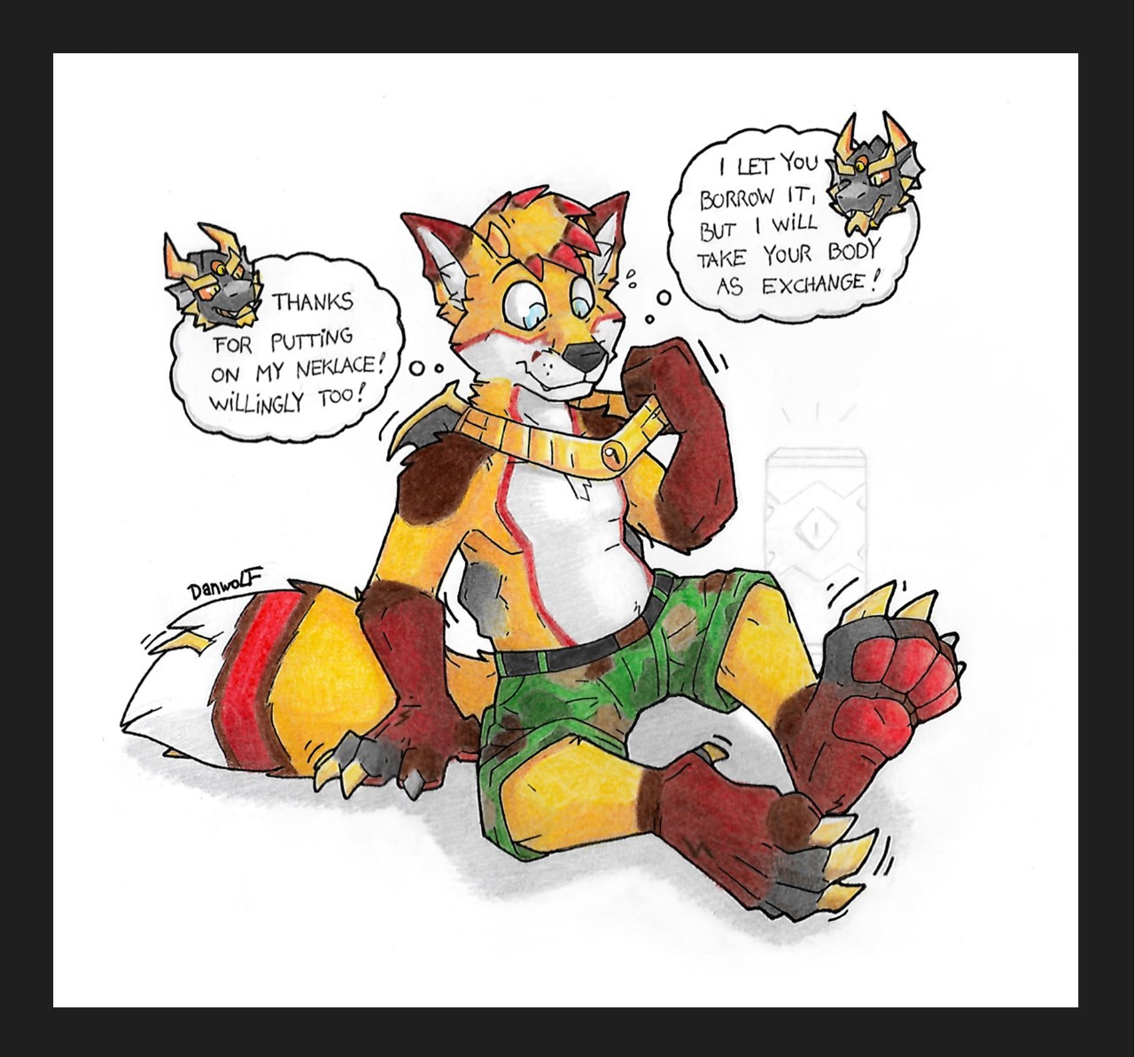 Neklace thief by Danwolf