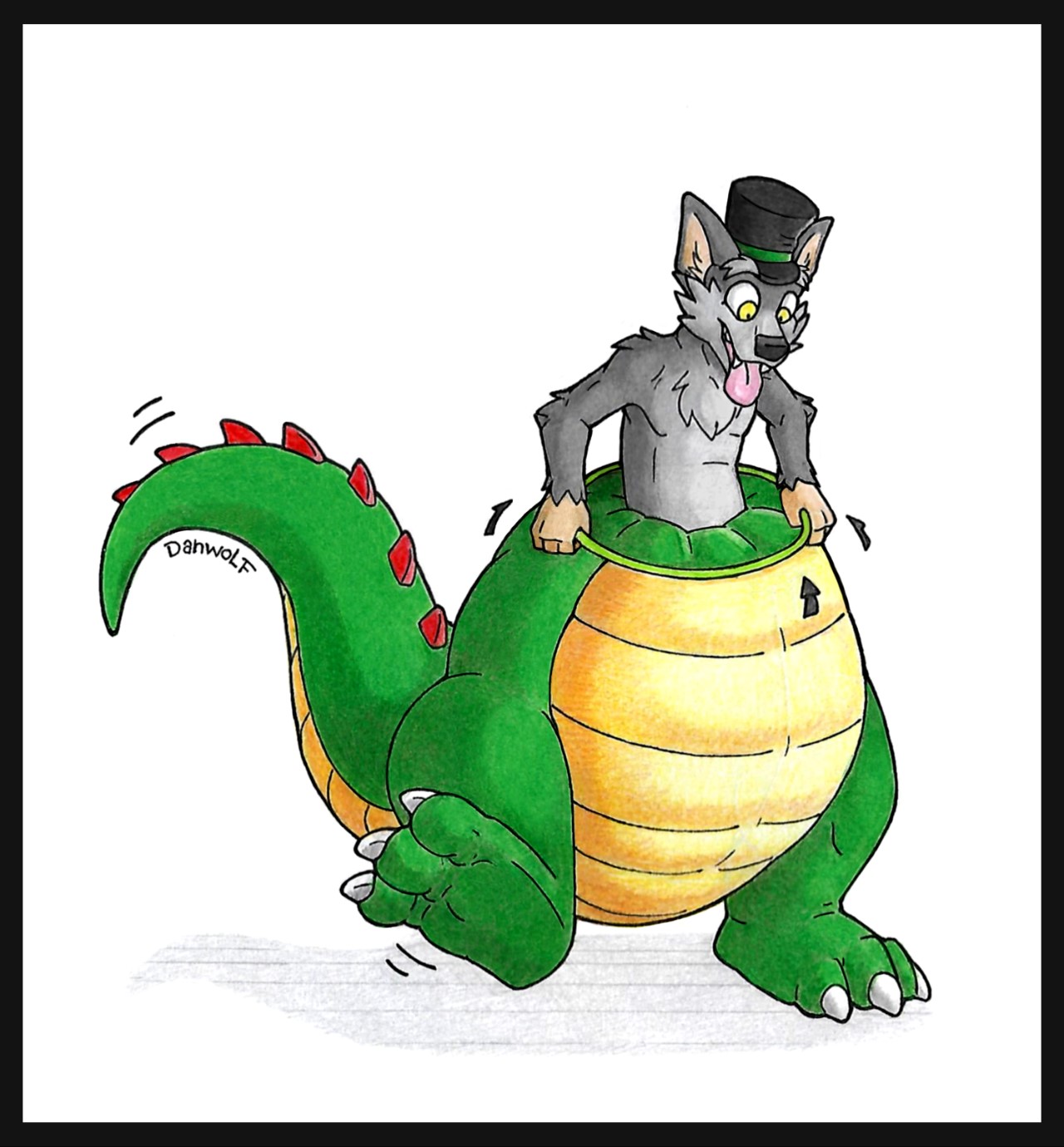 Dragon hoop by Danwolf