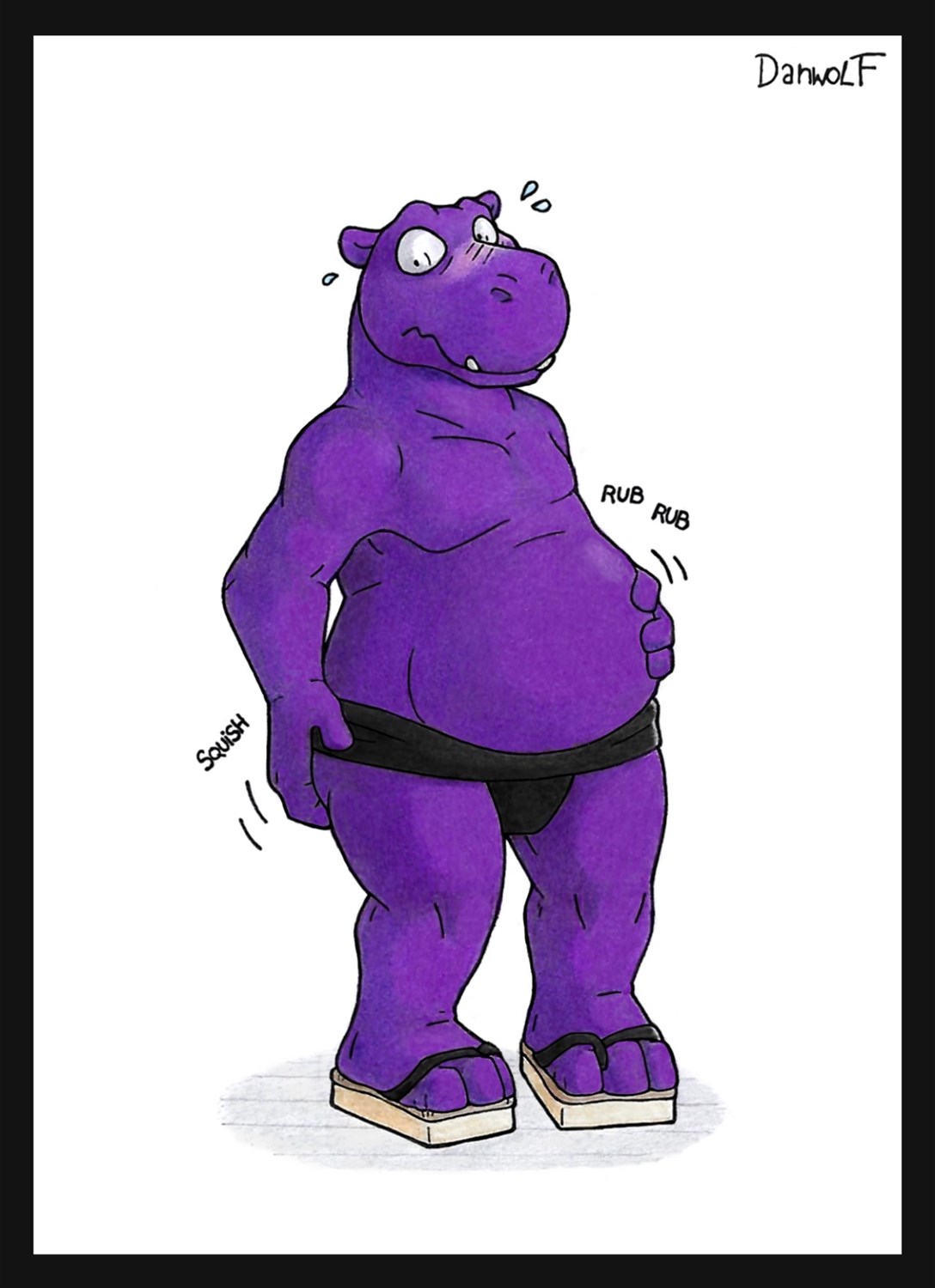 Hippo dance by Danwolf