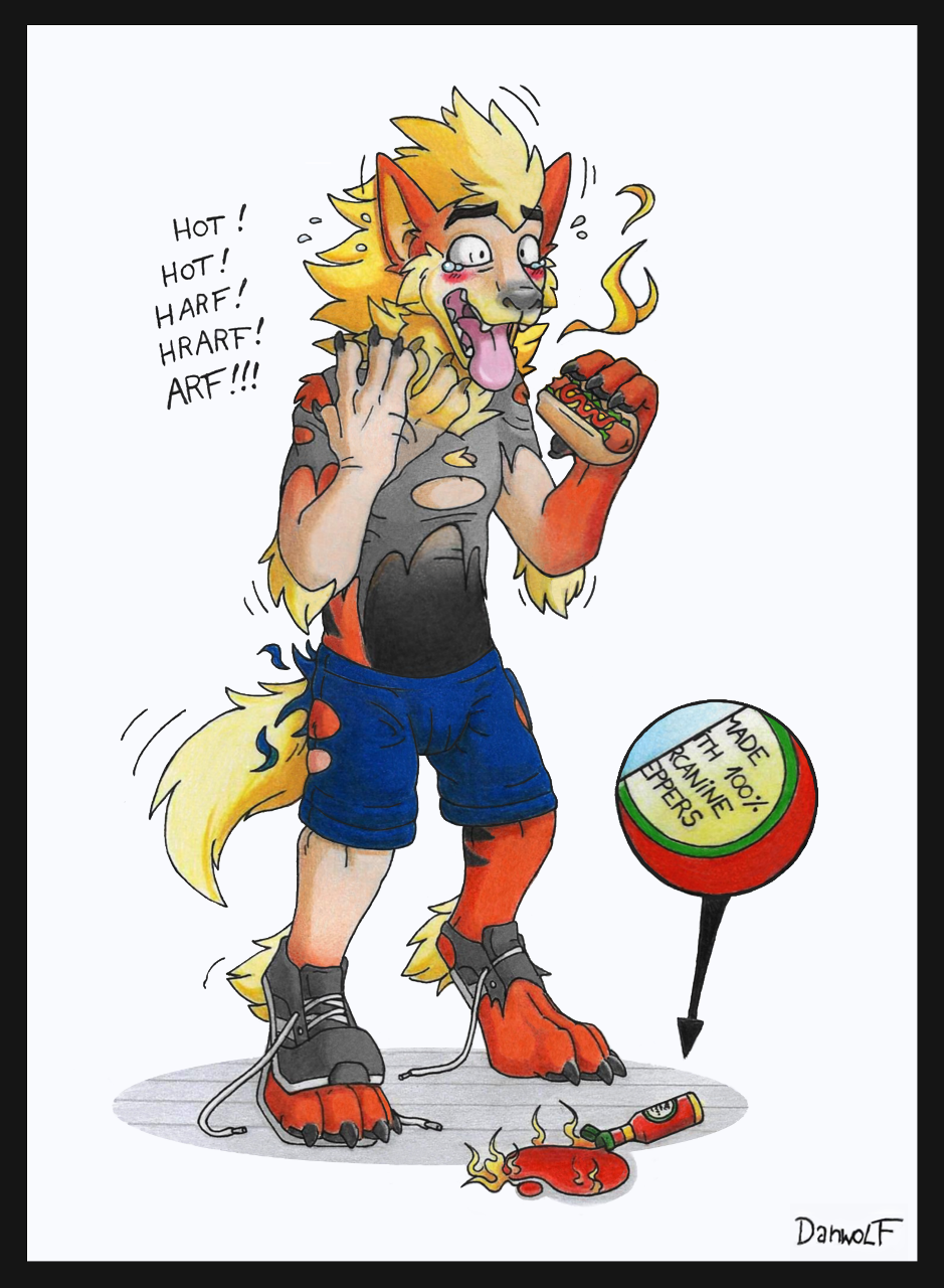 Arcanine peppers by Danwolf