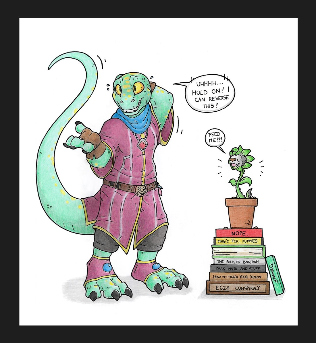 Lizard Wizard by Danwolf
