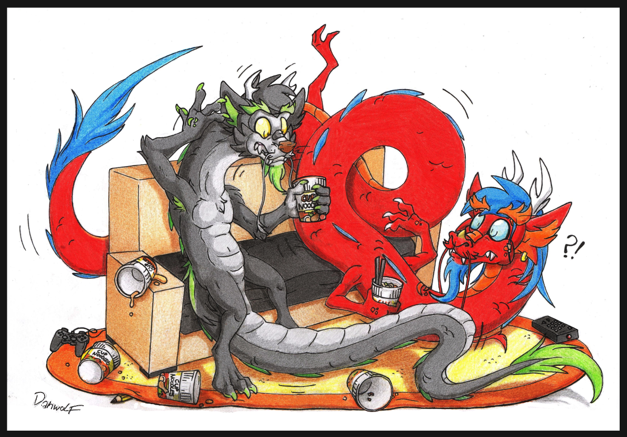 You're what you eat - Noodles by Danwolf