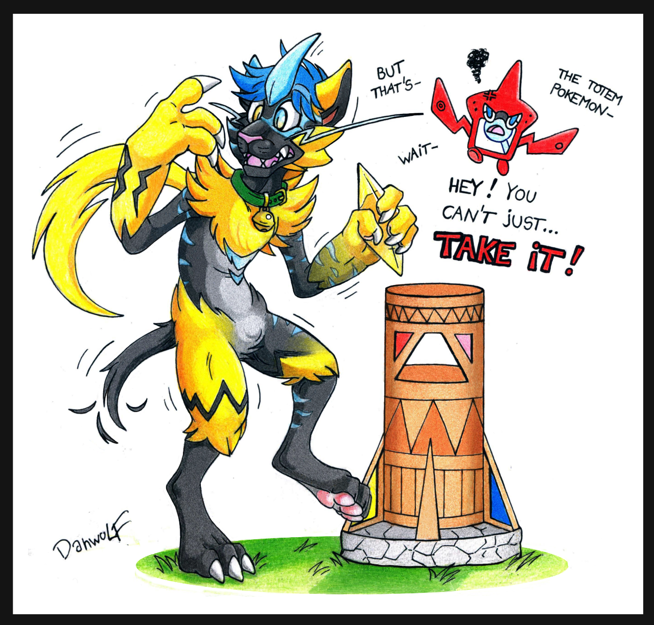 Curse of the Totem pokemon by Danwolf