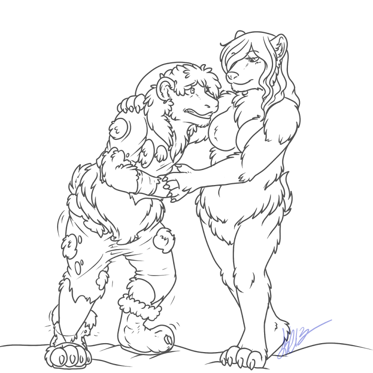 Bears in the Arctic by Demyxia
