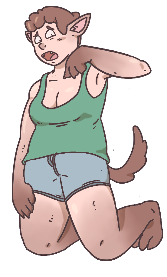 First Change - Werewolf TG TF by Dondedun