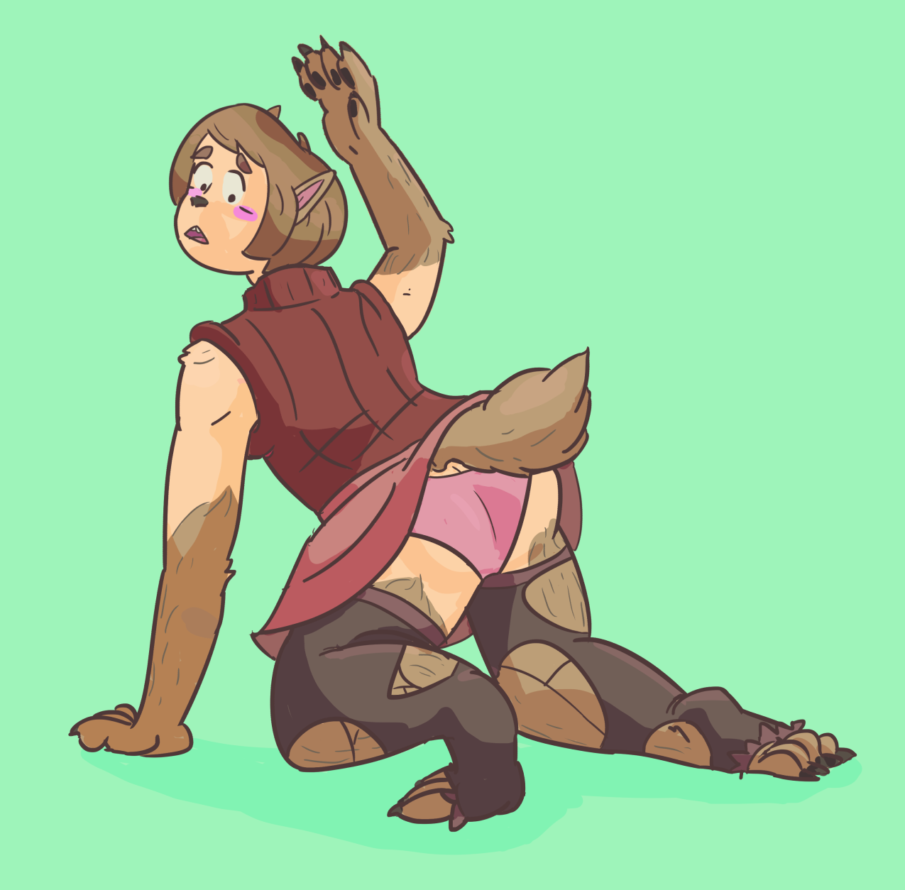 Oops - Wolf TF by Dondedun