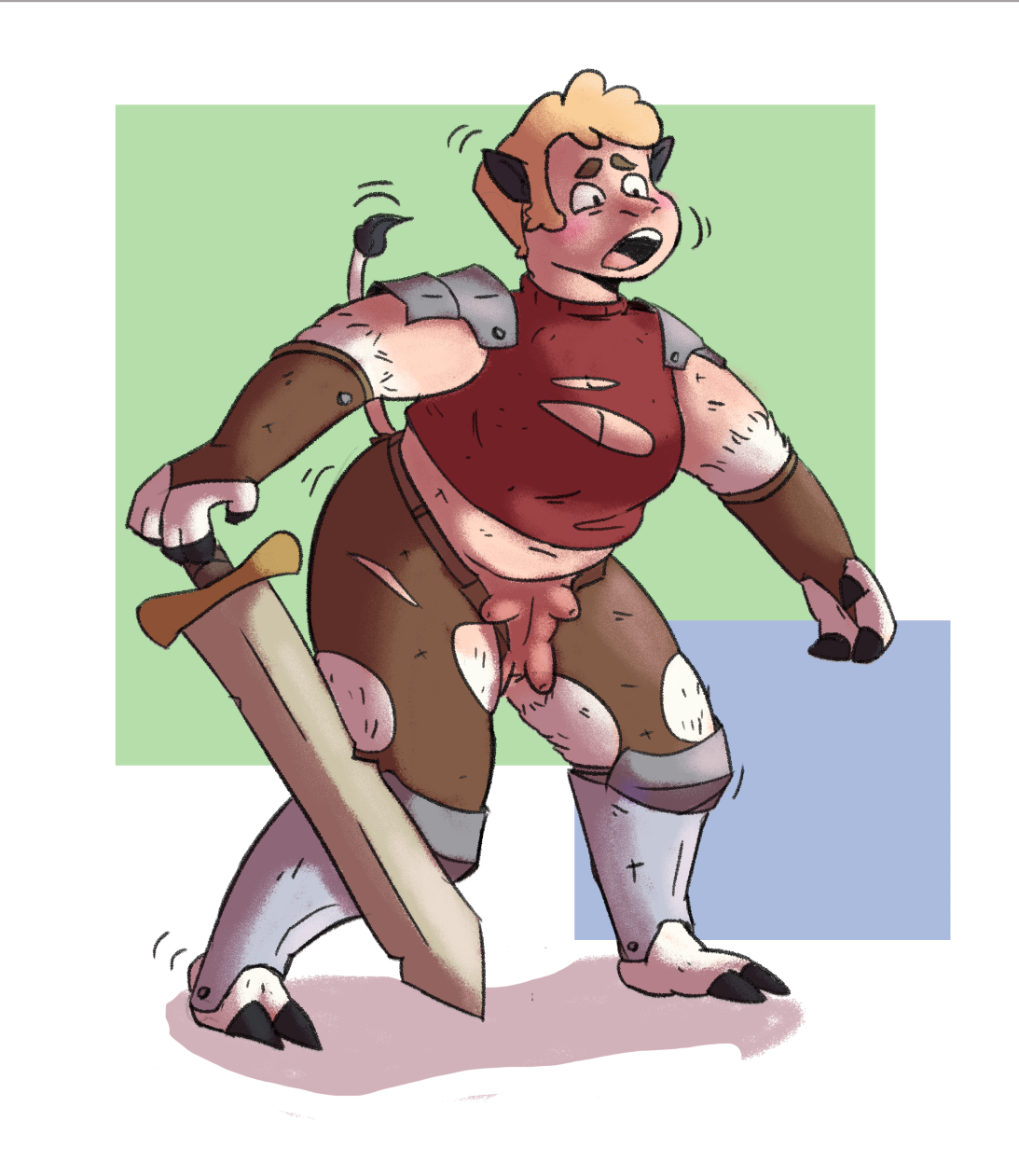 Just in Time for Breakfast - Cow TG TF by Dondedun