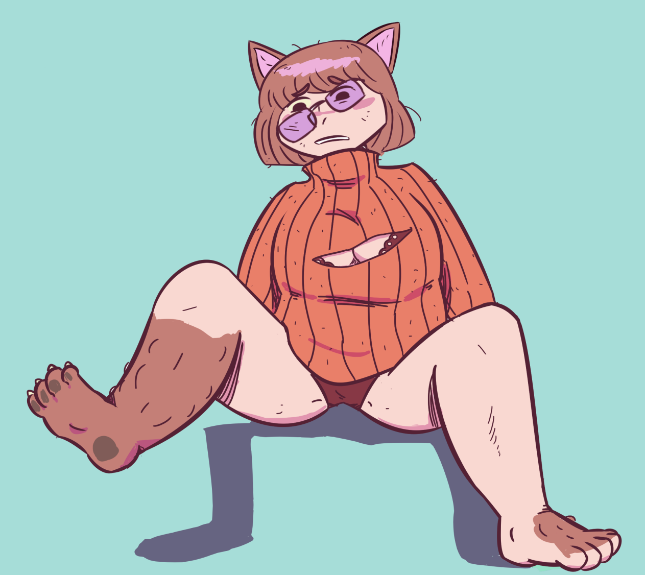 Jinkies! - Werewolf TF by Dondedun