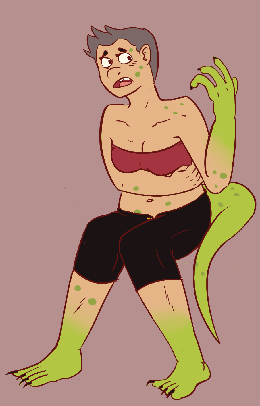 World Were-y - Iguana TF by Dondedun