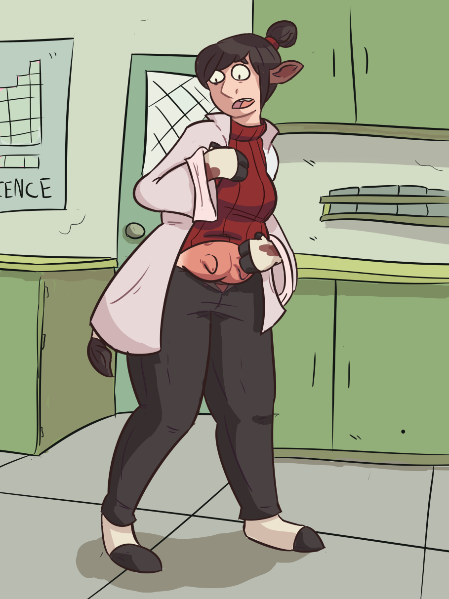 Bad Day at the Lab - Cow TF by Dondedun