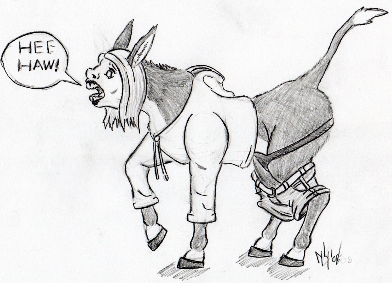 Jenny is an Ass by Dragon-Storm