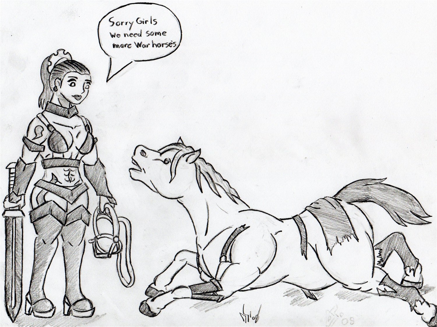 War Horse TF by Dragon-Storm