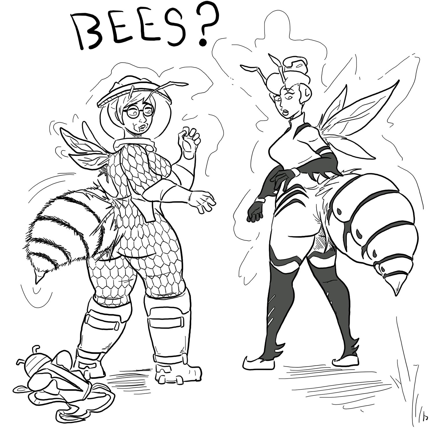 Overwatch Bees by Dragon-Storm