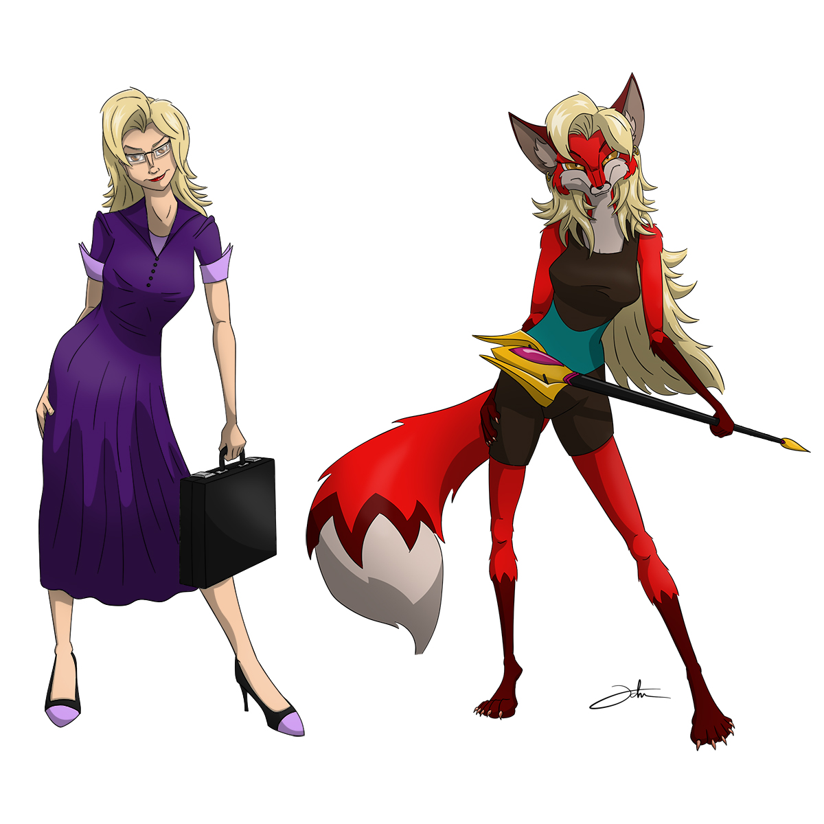 The Incredible Golden Fox by Dusker78