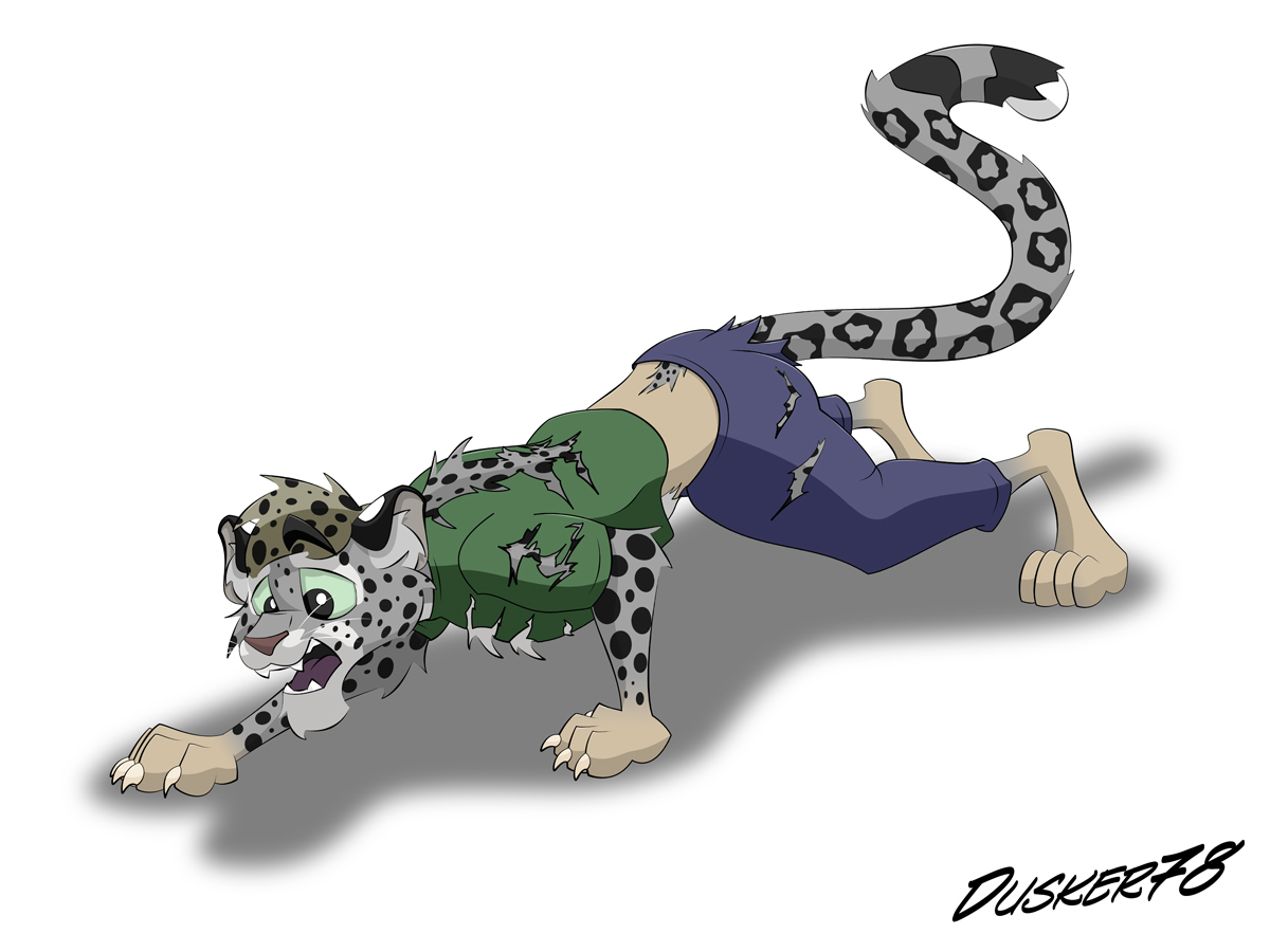 frysco-snow leopard by Dusker78