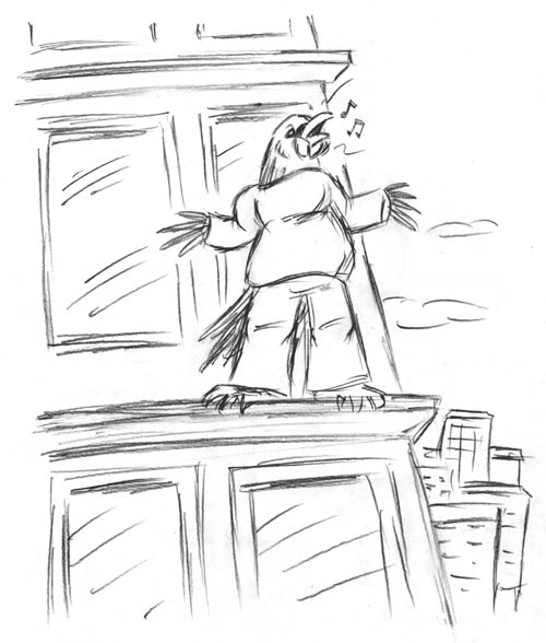 kokako-ledge by Ealadubh