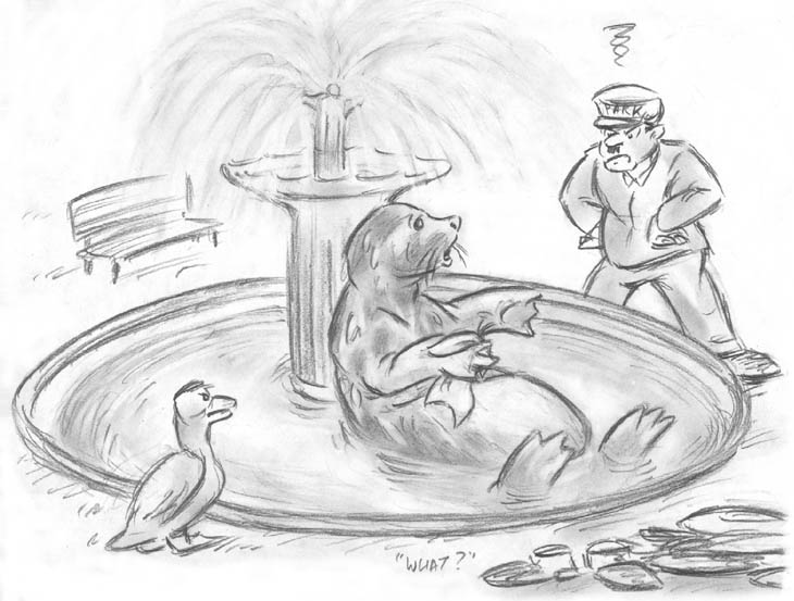 seal-fountain by Ealadubh
