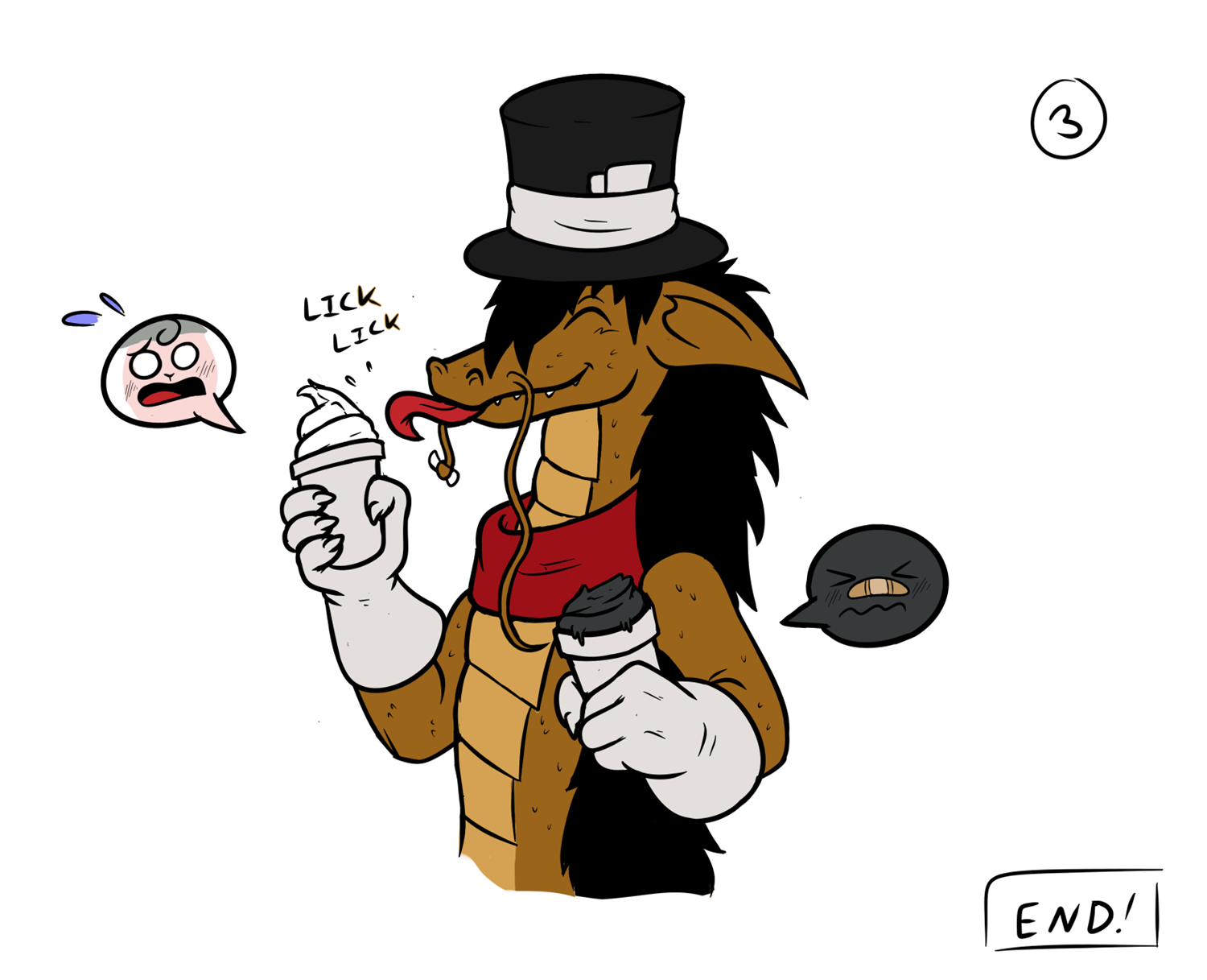 "There's Always Time for Ice Cream!" by Eccentricchimera