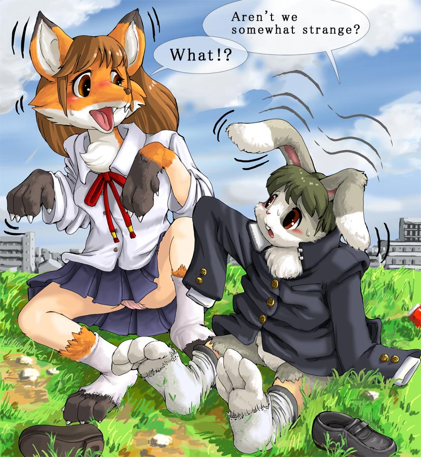 Vixen and Rabbit by Edmol