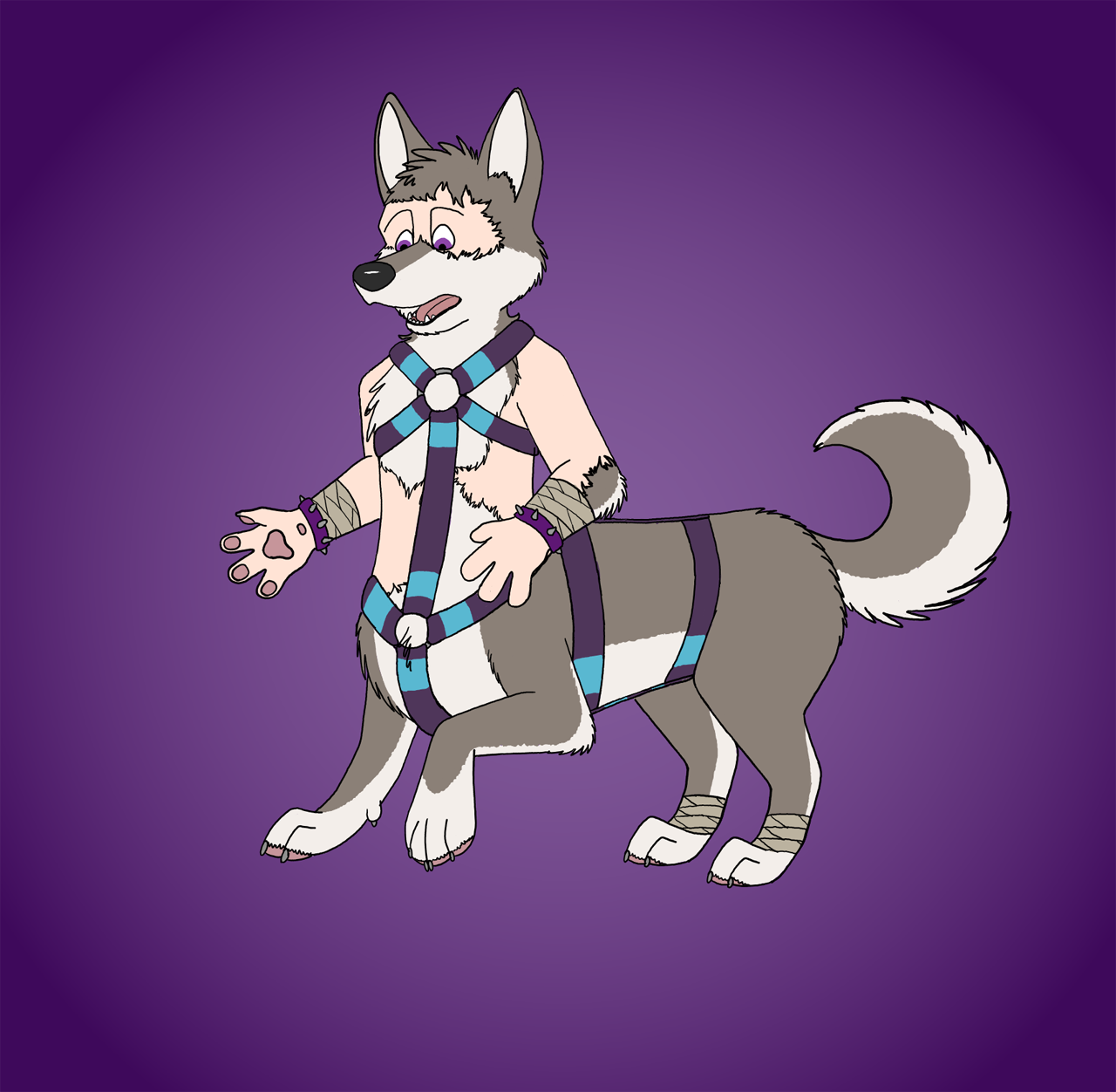 Huskytaur by Edthebordercollie