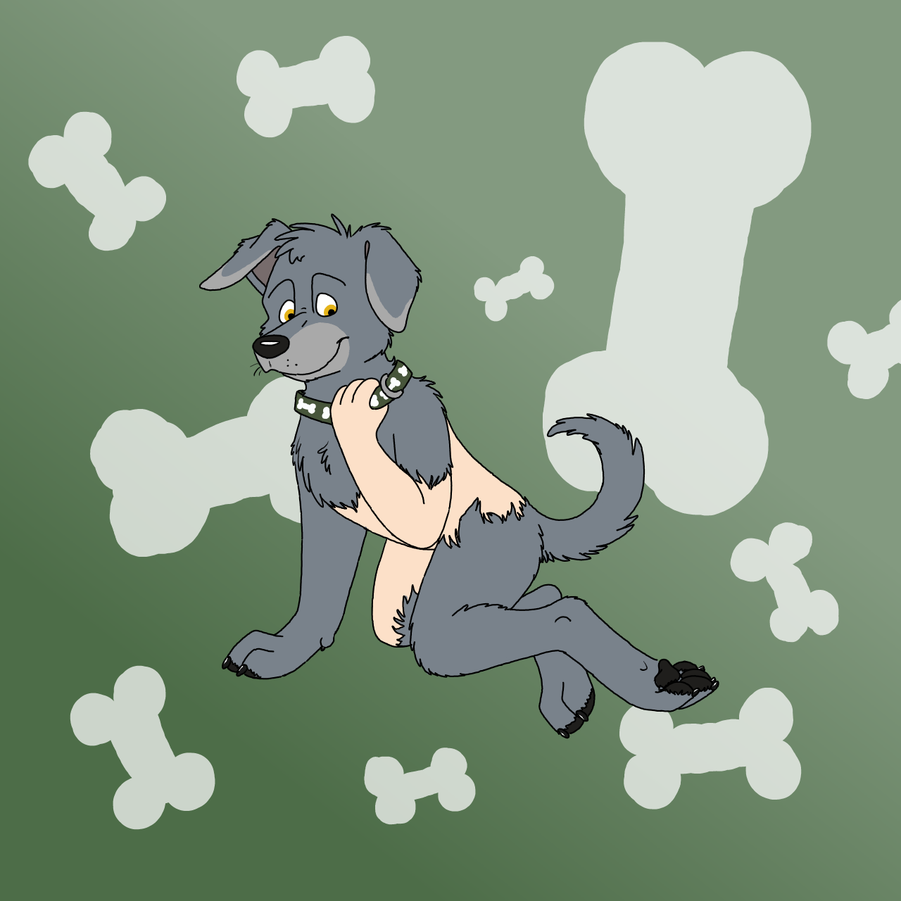 silver lab by Edthebordercollie