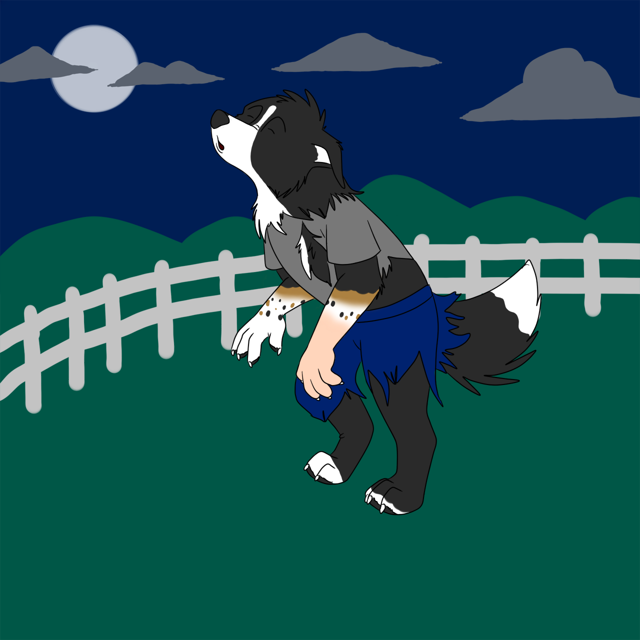 were-herder by Edthebordercollie
